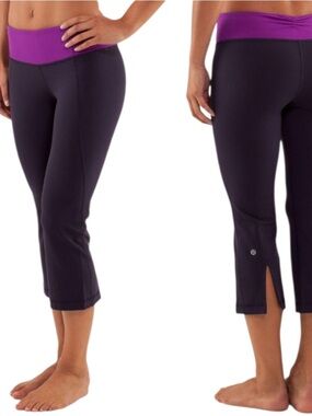 lululemon Brown Crop Capri Leggings